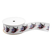 Amerikaanse Gymnast 1,5-inch Grosgrain lbon Grosgrain Lint (Spoel)