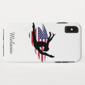 Amerikaanse Gymnast iPhone Xs Mad hoesje (Achterkant (horizontaal))