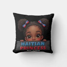 Amerikaanse Haïtiaanse Vlag Dag Haïtiaanse Prinses Kussen
