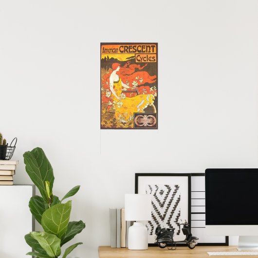  - Amerikaanse halsrijwielen ad - GORGEOUS Poster (Thuiskantoor)