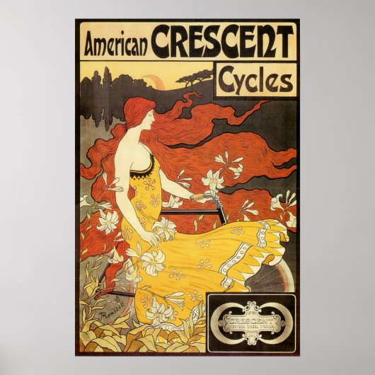 -Amerikaanse halve motorfietsen Reclame Poster (Voorkant)