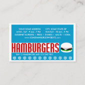 Amerikaanse hamburgers (chitChat) Klantenkaartje (Achterkant)