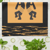 Amerikaanse handdoek met een Indiase stijl Kokopel (Gevouwen)