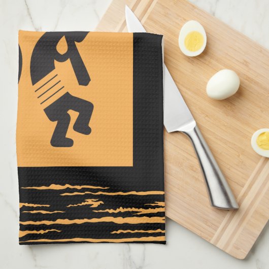 Amerikaanse handdoek met een Indiase stijl Kokopel (Quarter Fold)