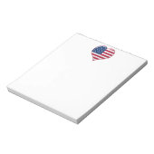 Amerikaanse hartkaart notitieblok (Linkerzijde)
