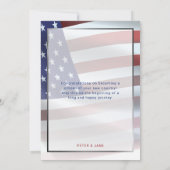 Amerikaanse hartvlag | Goud Lijst | Burgerschap Kaart (Achterkant)