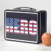 Amerikaanse Held Vlag Lunchbox - Patriotische Ster (In situ)