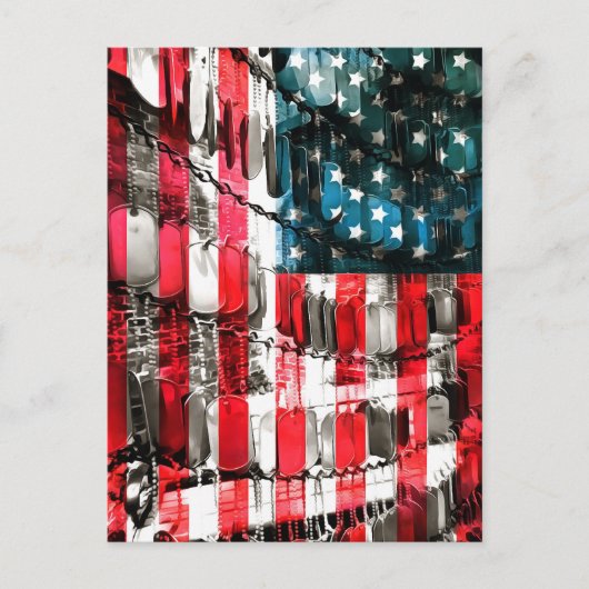 Amerikaanse helden briefkaart (Voorkant)