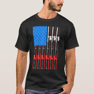 Amerikaanse hengels   Visser Haspel Staaf En Ho T-shirt