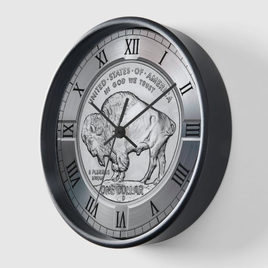 Amerikaanse herdenkingsmunt van Buffelzilver (Hoek)