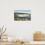 Amerikaanse Herfsten Dam Spillway, Oregon Poster (Keuken)