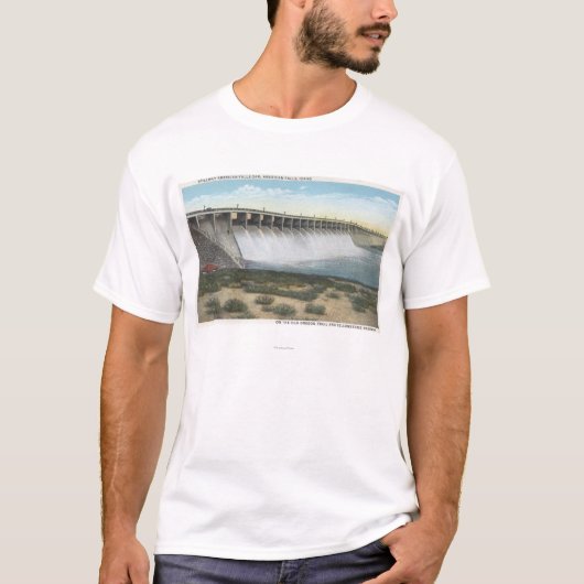 Amerikaanse Herfsten Dam Spillway, Oregon T-shirt (Voorkant)