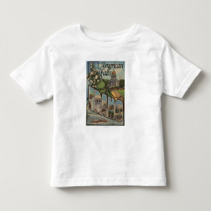 Amerikaanse Herfsten, Idaho - Grote letterscènes Kinder Shirts