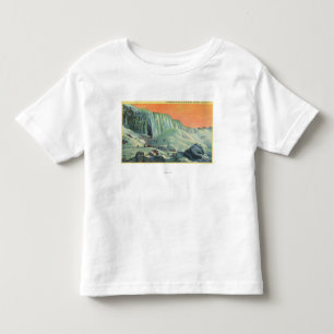 Amerikaanse Herfsten in de winter met zonsondergan Kinder Shirts