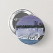 Amerikaanse Herfsten in het natuurpark Niagara Her Ronde Button 5,7 Cm (Voorkant /achterkant)