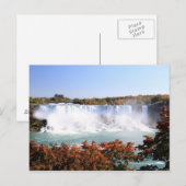 Amerikaanse Herfsten op Niagara-Herfsten Briefkaart (Voorkant / Achterkant)