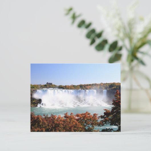Amerikaanse Herfsten op Niagara-Herfsten Briefkaart (Staand voorkant)