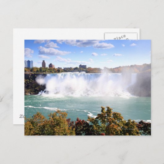 Amerikaanse Herfsten op Niagara-Herfsten Briefkaart (Voorkant / Achterkant)