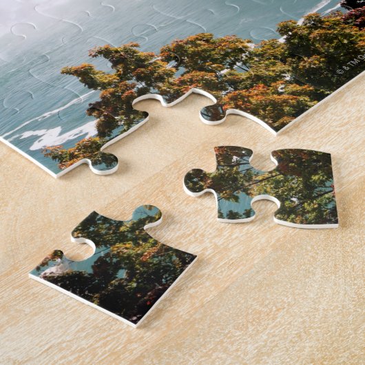 Amerikaanse Herfsten op Niagara-Herfsten Legpuzzel (Zijkant)