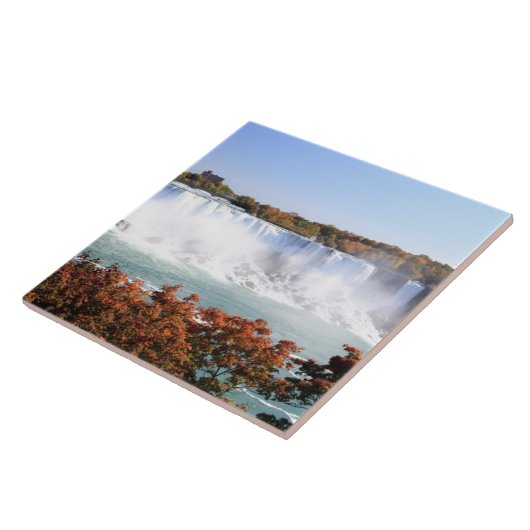 Amerikaanse Herfsten op Niagara-Herfsten Tegeltje (Zijkant)