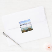 Amerikaanse Herfsten op Niagara-Herfsten Vierkante Sticker (Envelop)