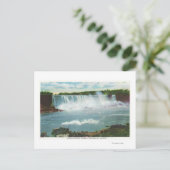 Amerikaanse Herfsten van het Mist Uitzicht Briefkaart (Staand voorkant)