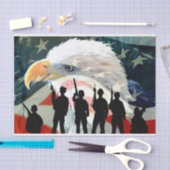 Amerikaanse Hero's Tissuepapier (Craft)