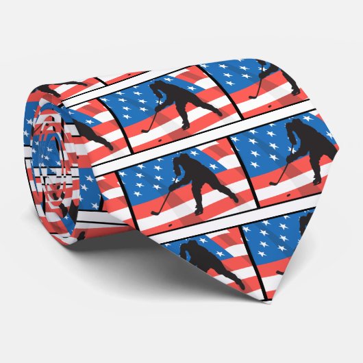 Amerikaanse Hockey Stropdas (Opgerold)