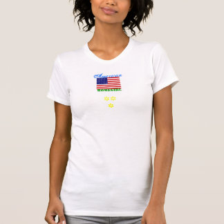 amerikaanse homegirl + v.s. vlag t-shirt