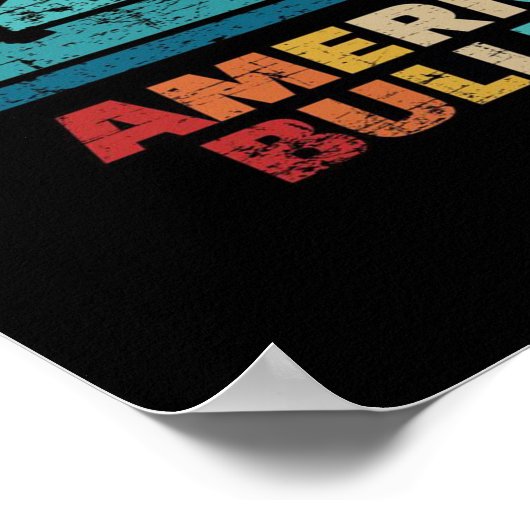  Amerikaanse hond Poster (Hoek)