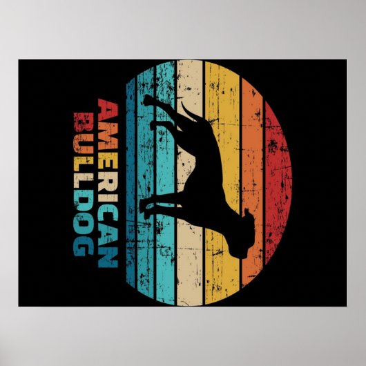  Amerikaanse hond Poster (Voorkant)