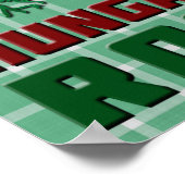 Amerikaanse Hongaarse rots Poster print (Hoek)