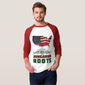 Amerikaanse Hongaarse rots T-shirt (Voorkant volledig)