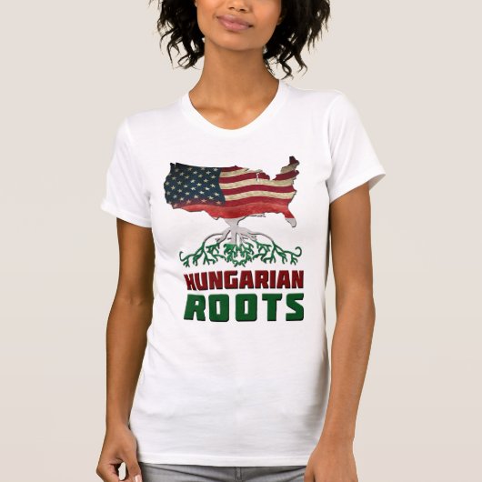 Amerikaanse Hongaarse rots T-shirt (Voorkant)