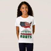 Amerikaanse Hongaarse rots T-shirt (Voorkant volledig)