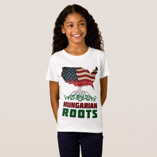Amerikaanse Hongaarse rots T-shirt (Voorkant volledig)