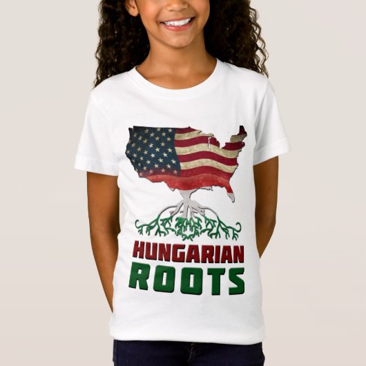 Amerikaanse Hongaarse rots T-shirt (Voorkant)