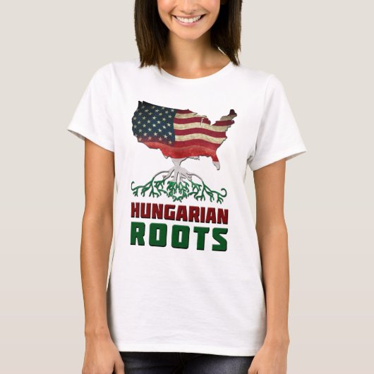 Amerikaanse Hongaarse rots T-shirt (Voorkant)