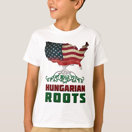 Amerikaanse Hongaarse rots T-shirt (Voorkant)