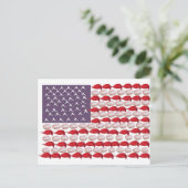 Amerikaanse honkbal briefkaart (Staand voorkant)