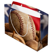 -Amerikaanse honkbal Large Cadeautasje (Achterkant Gekanteld)