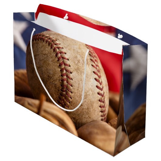 -Amerikaanse honkbal Large Cadeautasje (Achterkant Gekanteld)