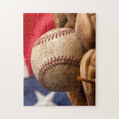 -Amerikaanse honkbal Legpuzzel (Verticaal)