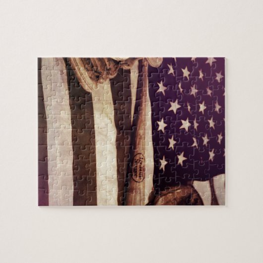 Amerikaanse honkbal legpuzzel (Horizontaal)