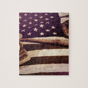 Amerikaanse honkbal legpuzzel