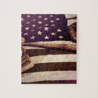 Amerikaanse honkbal legpuzzel