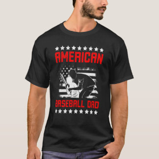 Amerikaanse honkbal pa Vaderdag honkbal voor mij T-shirt