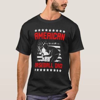 Amerikaanse honkbal pa Vaderdag honkbal voor mij T-shirt