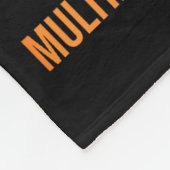 Amerikaanse honkbal sport multiple sclerose bewust fleece deken (Hoek)