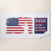 Amerikaanse honkbal strandlaken (Voorkant)